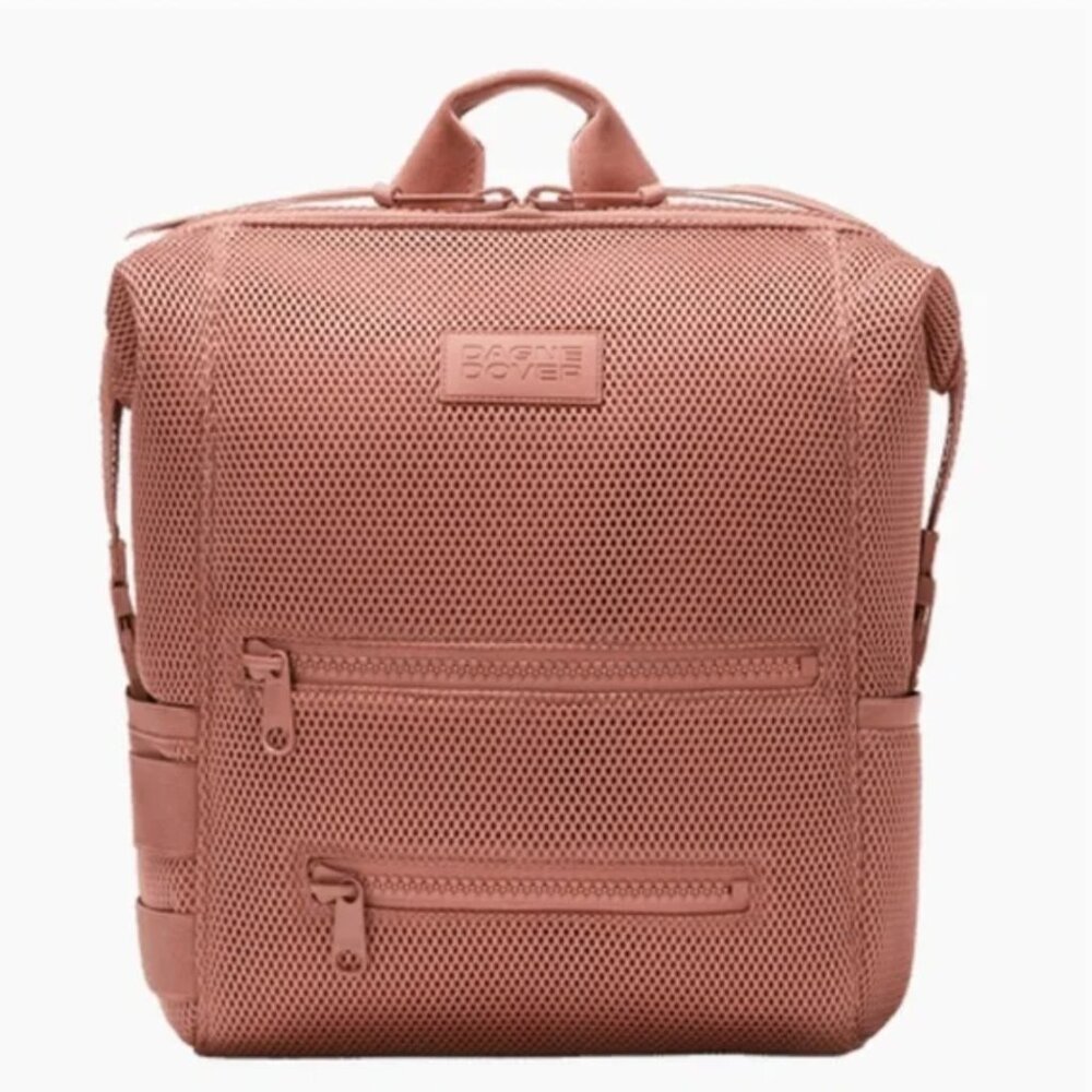 NWT Daphne Dover Large Indi Diaper Dusty Rose Mesh Backpack